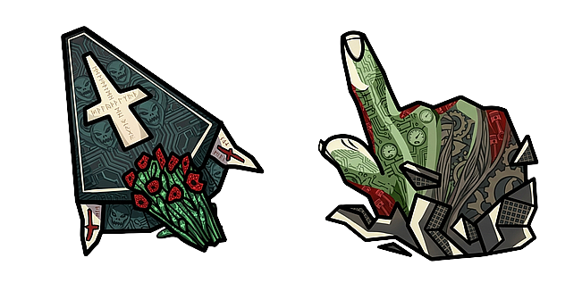 Halloween Graveyard Hand