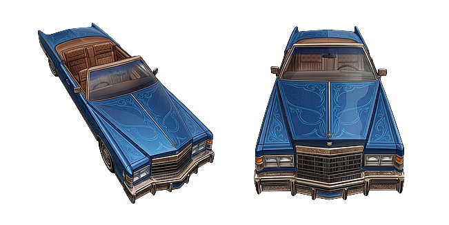 Light Blue Classic Cadillac Eldorado