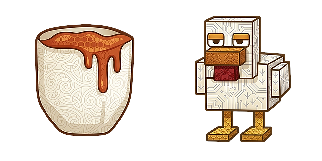 Chicken & Minecraft Lava
