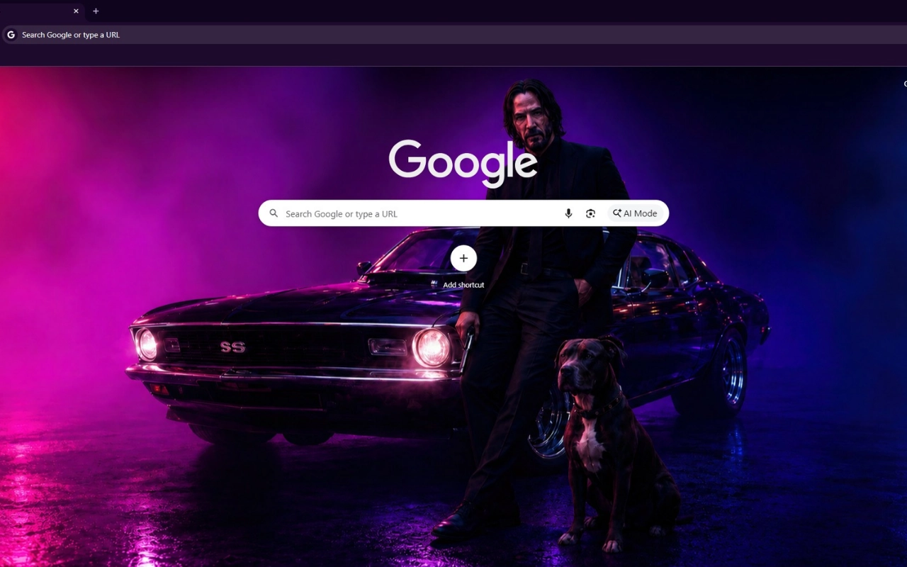John Wick and Dog