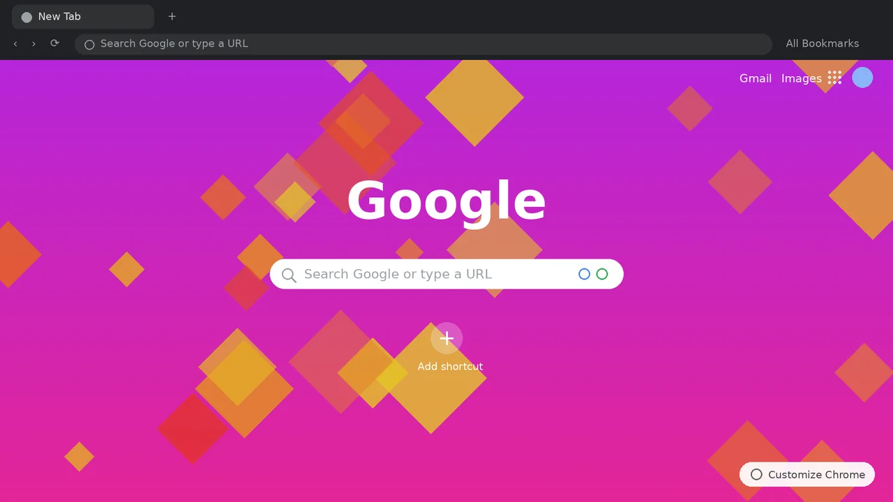 Candy Burst Chrome Theme