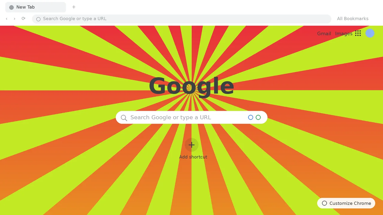 Confetti Swirl Chrome Theme