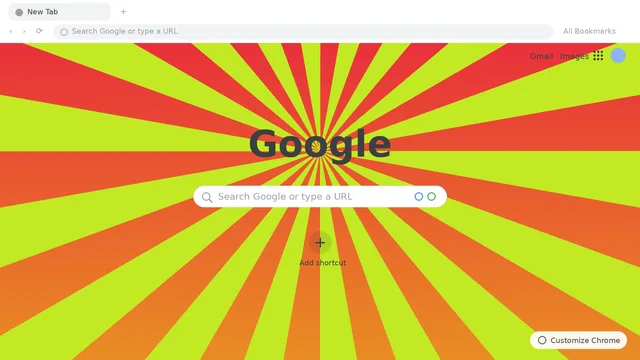 Confetti Swirl Chrome Theme