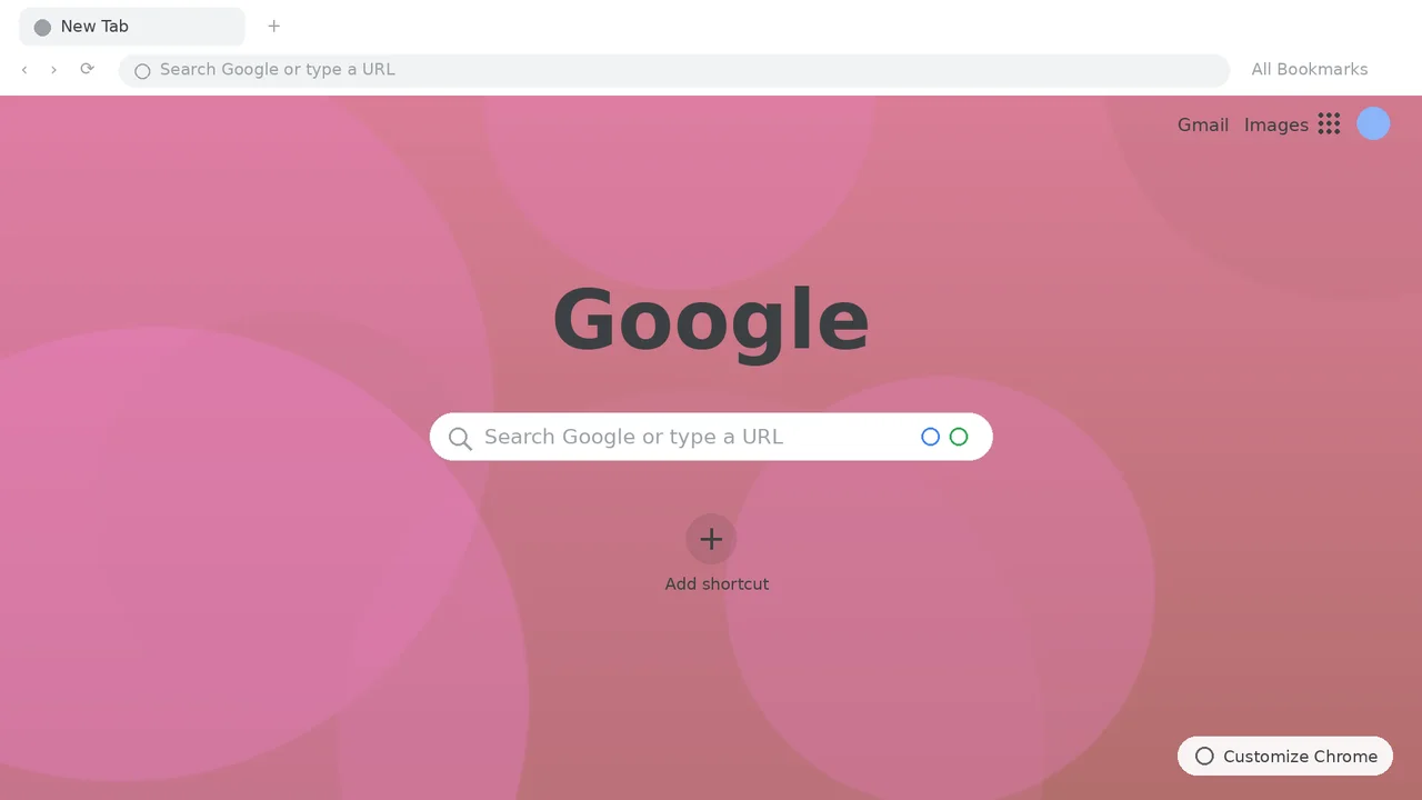 Dreamy Panel Chrome Theme