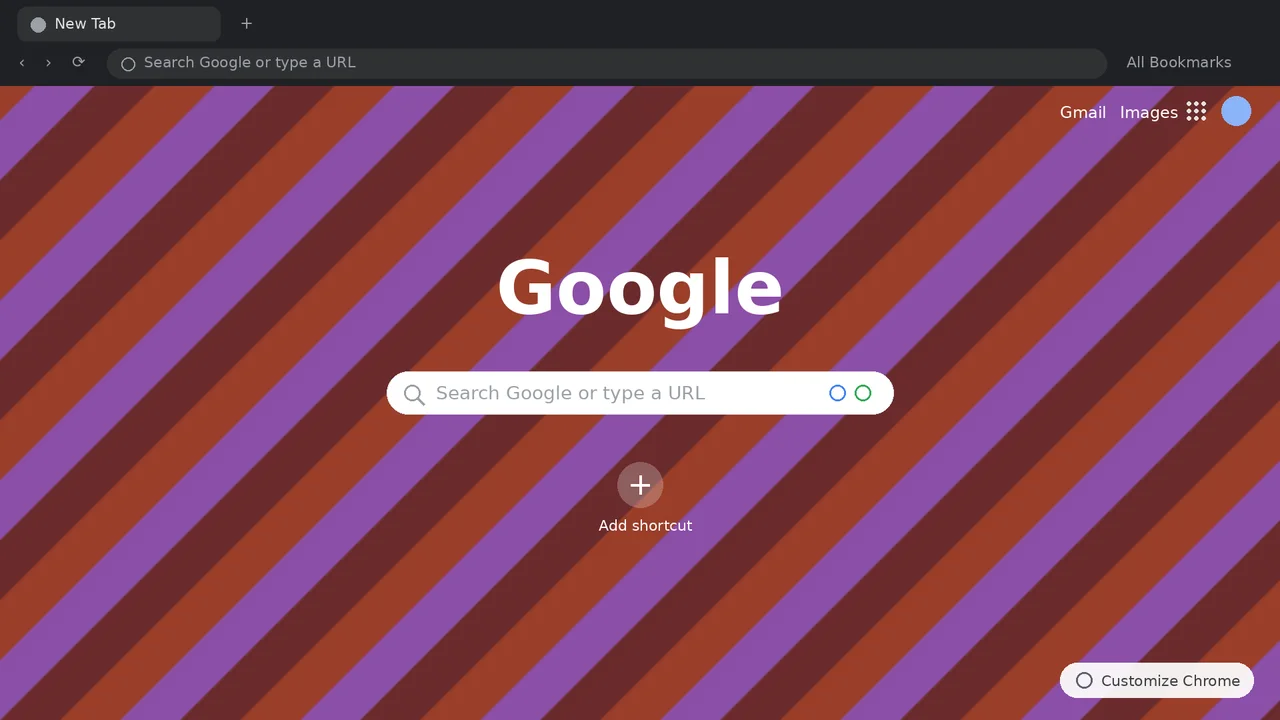 Gradient Bloom Chrome Theme