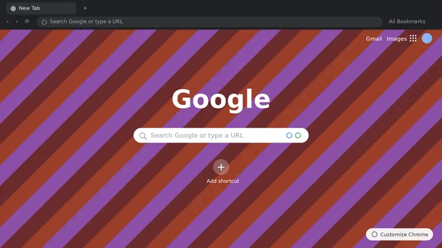 Gradient Bloom Chrome Theme