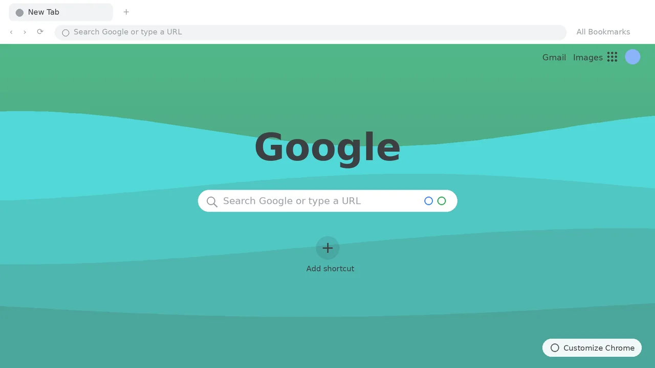 Liquid Fold Chrome Theme