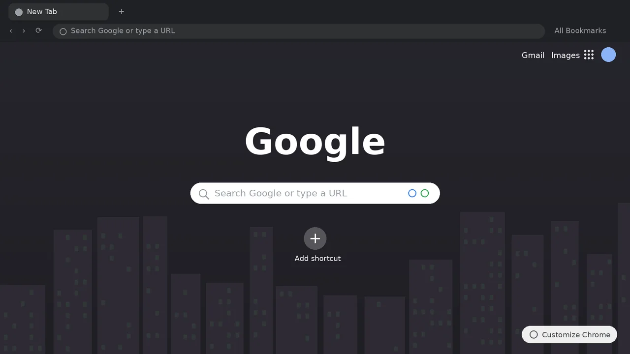 Noir Black Chrome Theme