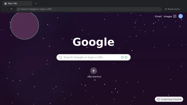 Void Night Chrome Theme