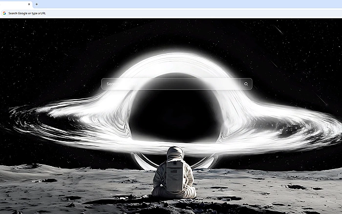 Astronaut Black Hole Void Live Wallpaper