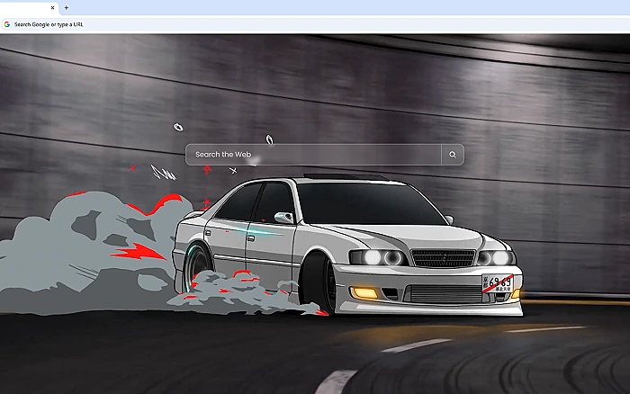 Toyota Chaser Drifting Tunnel Live Wallpaper