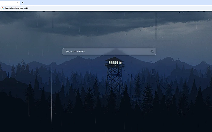 Firewatch Rainy Day Live Wallpaper