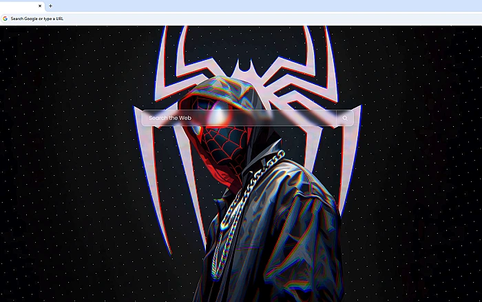 Miles Morales Streetwear Glitch Live Wallpaper