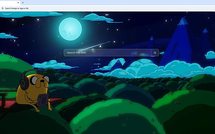 Jake Listens To Music Alone At Night Adventure Tim Live Wallpaper