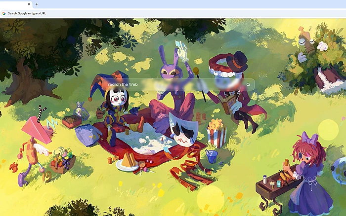 The Amazing Digital Circus Picnic Live Wallpaper