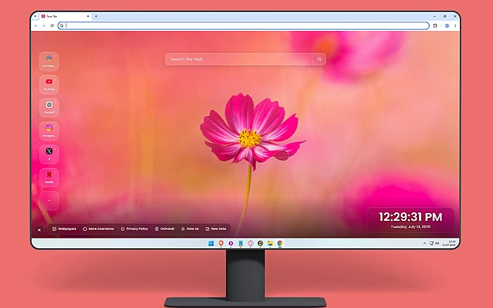 Pink Flower Wallpaper – Floral Nature Backgrounds