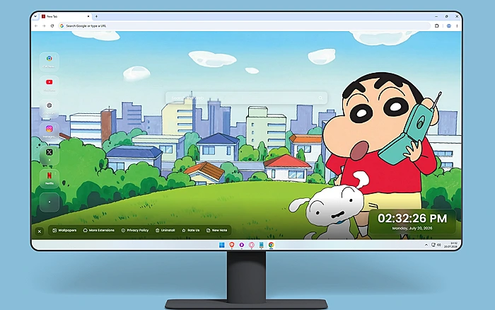 Shinchan and Shiro Wallpapers – Cute Cartoon Backgrounds