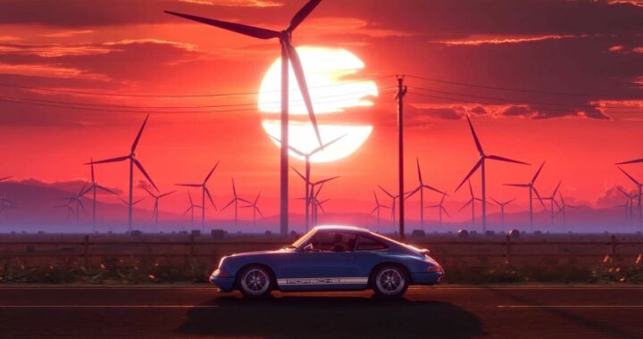 Porsche Windmills Live Wallpaper