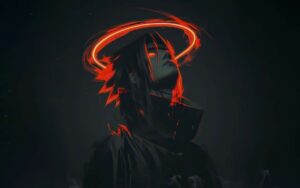 Sasuke Uchiha Red and Black Live Wallpaper