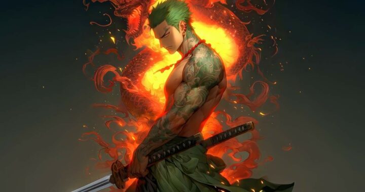 Zoro Red Dragon Live Wallpaper