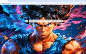 Fierce Goku Glare Live Wallpaper