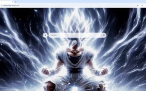 Goku White Rage Live Wallpaper