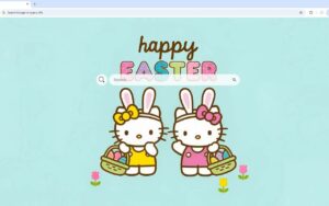 Hello Kitty Happy Easter Live Wallpaper