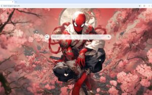 Spider-Man Japanese Blossoms Live Wallpaper