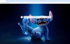 Stitch Blue Live Wallpaper