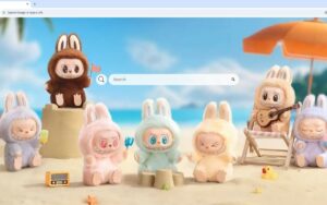 Labubu Beach Live Wallpaper